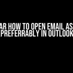 Angular How to Open Email as Draft (Preferrably in Outlook)