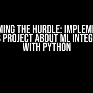 Overcoming the Hurdle: Implementing a Github Project about ML Integration with Python